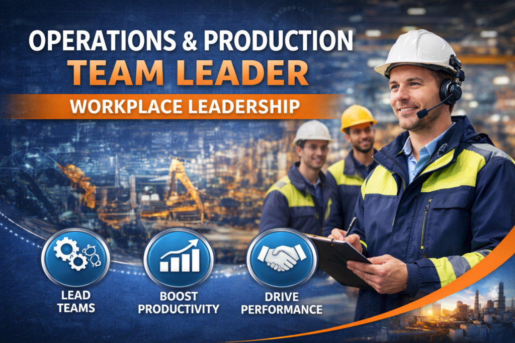 Projects For Operations Leadership Program Operations & Production Team Leader – Workplace Leadership